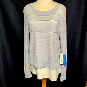 Simply Vera by Vera Wang Pearl Sweater Sz.M (NEW)